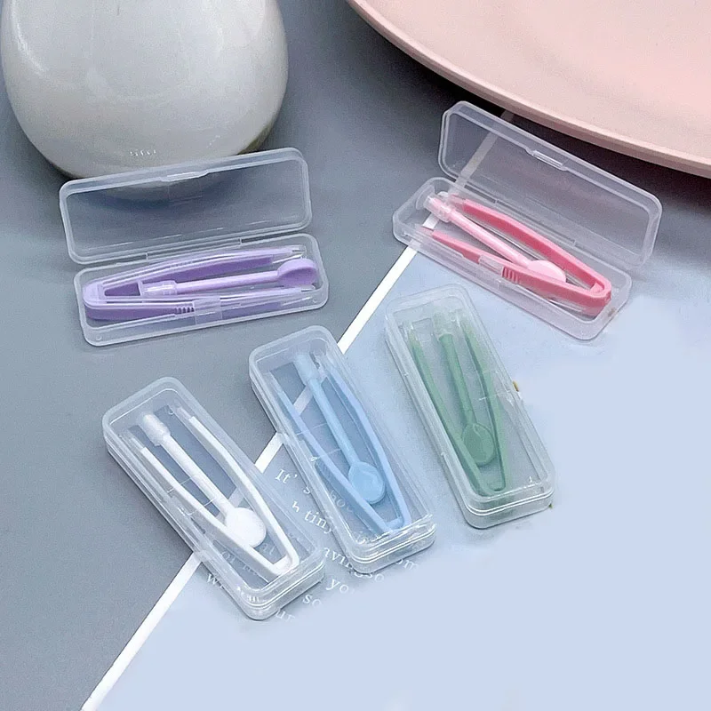 Contact Cement Glue - ผู้หญิงสาว Mini ที่มีประโยชน์ Clamps Travel คอนแทคเลนส์