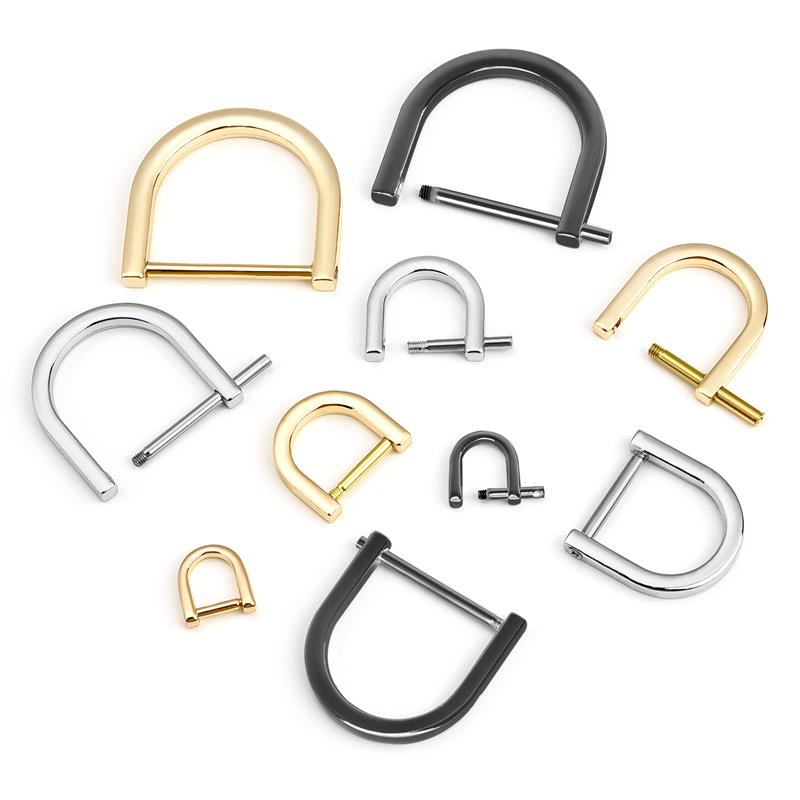 2ชิ้นเปิดสกรูห่วงรูปตัว D หัวเ - D Ring Strap บทวิจารณ์และราคา