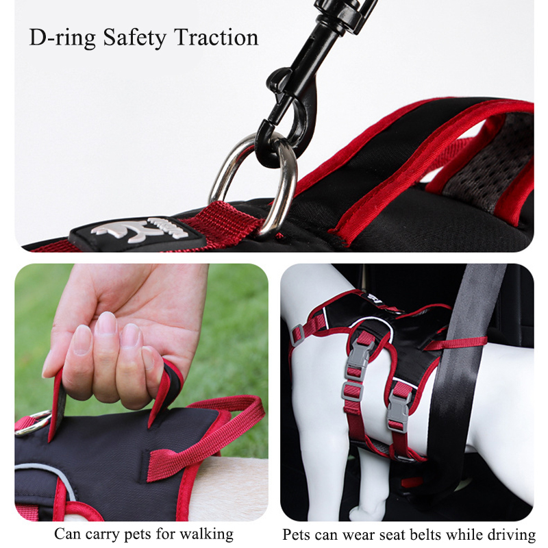 สายรัดอกสุนัขแบบไม่รัดคอ สำหรั - D Ring Strap บทวิจารณ์และราคา