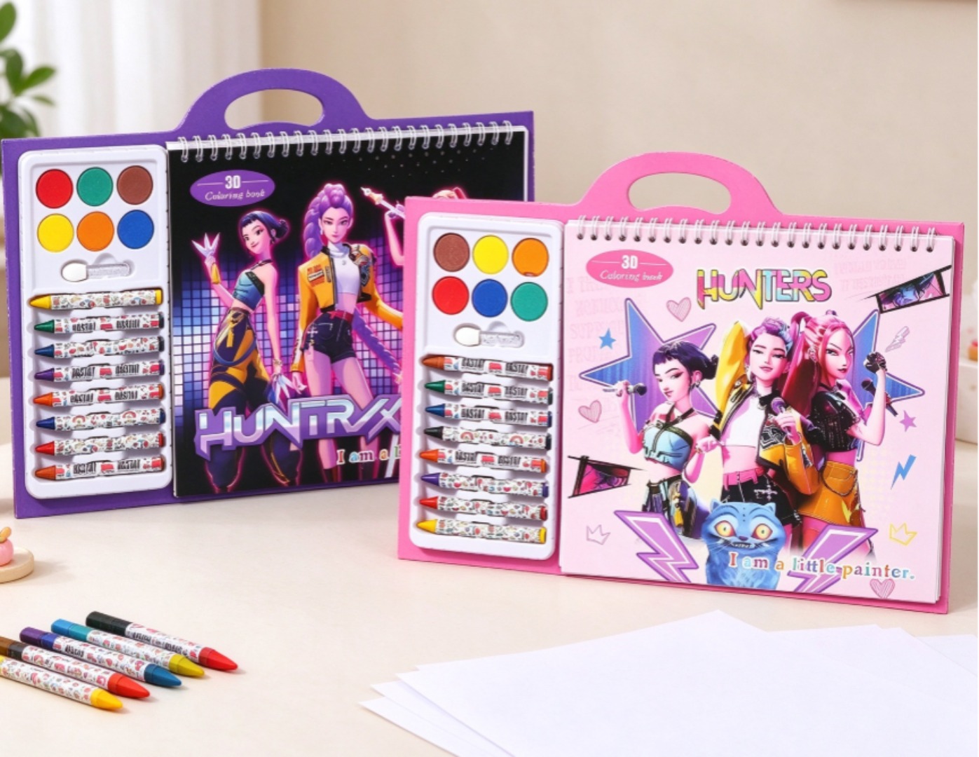 สมุดระบายสีอนิเมะน่ารักใหม่ล่า - Cosplay Prop Paint บทวิจารณ์และราคา